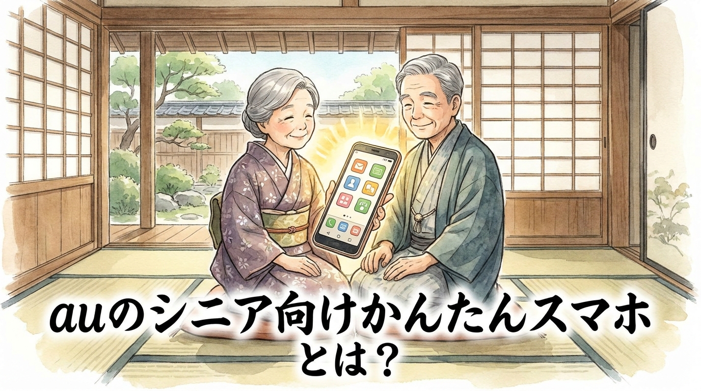 auのシニア向けかんたんスマホとは?