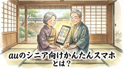 auのシニア向けかんたんスマホとは？