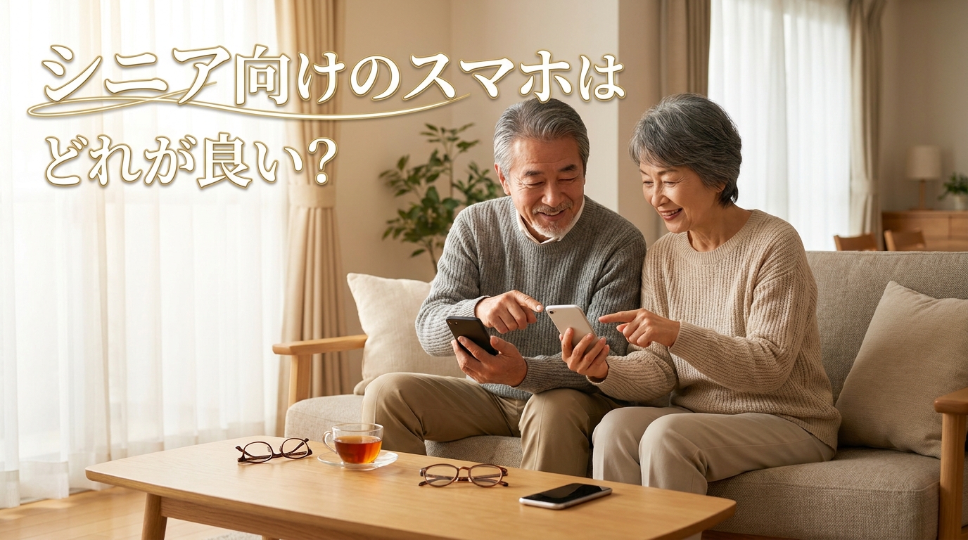シニア向けのスマホはどれが良い？