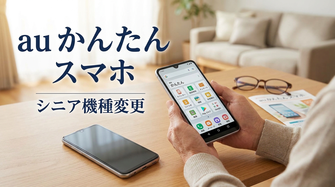 au かんたん スマホ シニア 機種 変更の方法は？