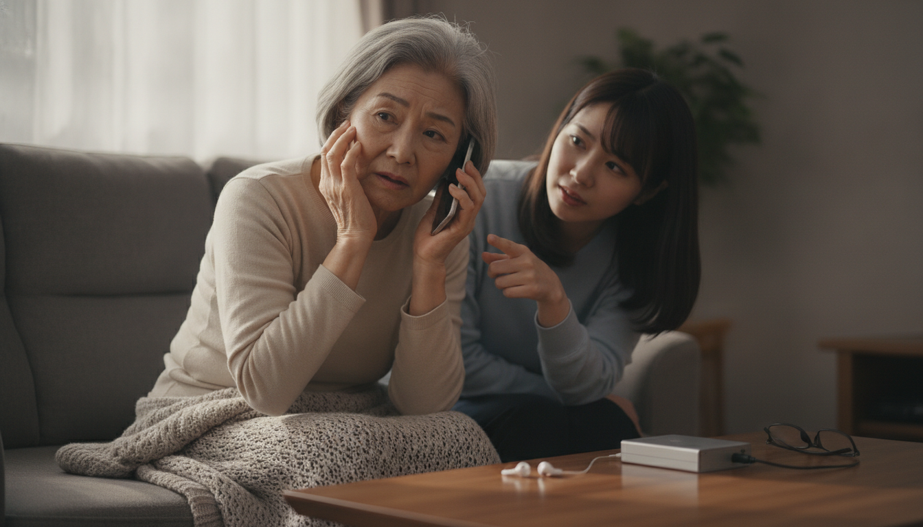 高齢者スマホ通話の音質が悪い？対処法は？