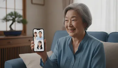 シニアのスマホで家族とグループ電話は簡単？