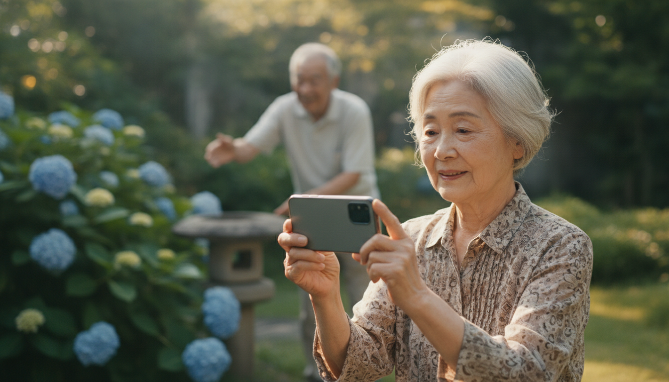 シニアのスマホ動画の撮り方は難しい？