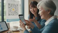 スマホ QRコード 読み取り 方法 シニアは？