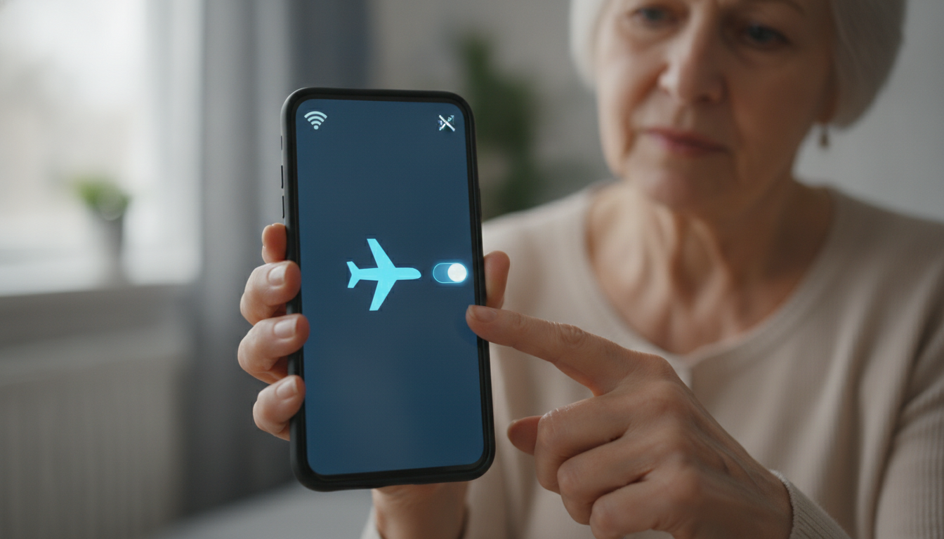 機内モードをオンにすると通信が遮断される理由